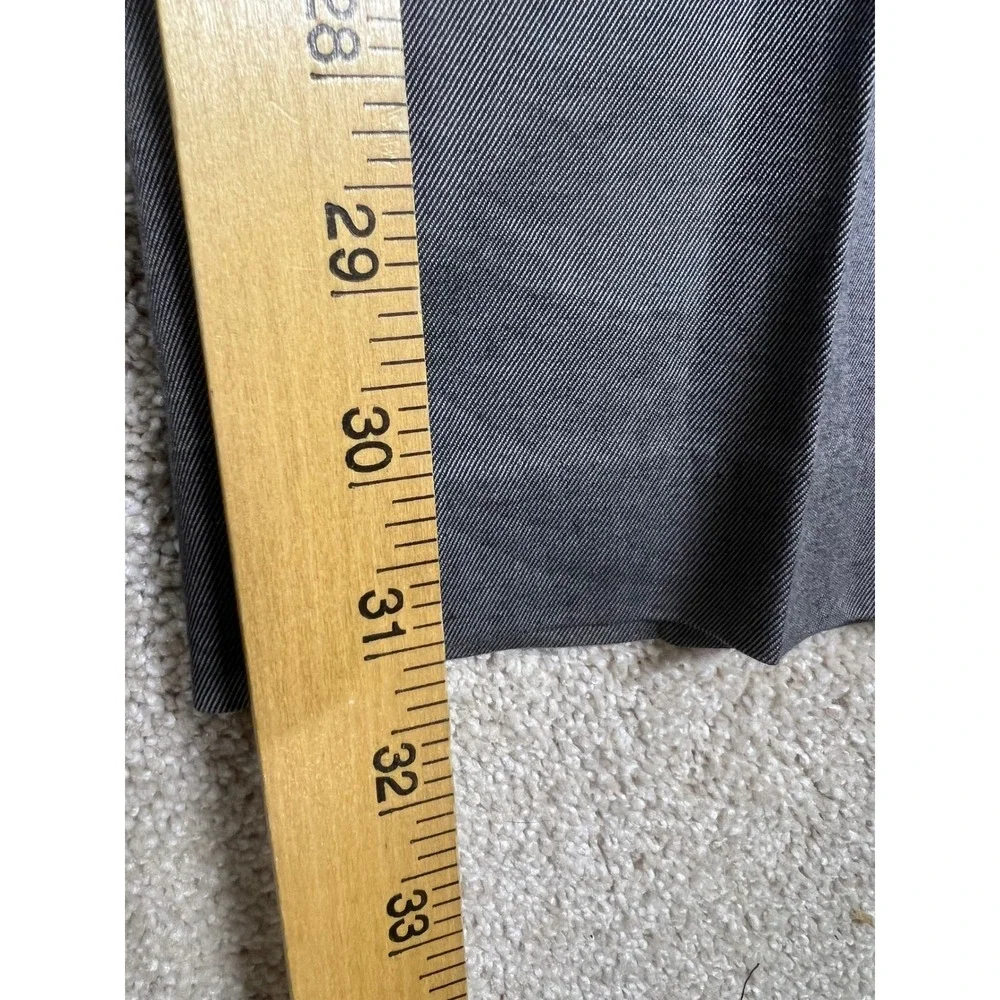 H&M Gray Trousers US‎ Size 12 Career Office Business Casual with Ribbon Preppy